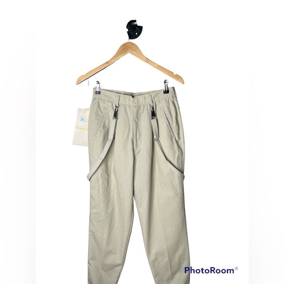 VTG NWT Bugle Boy Suspender Cargo Pants - Picture 2 of 7